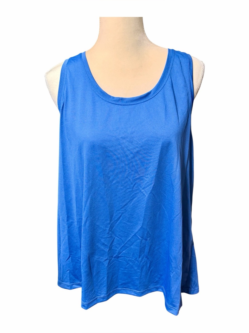 Athletic Works Driworks Blue Racerback Tank Top NWT Woman’s Size XXL 22